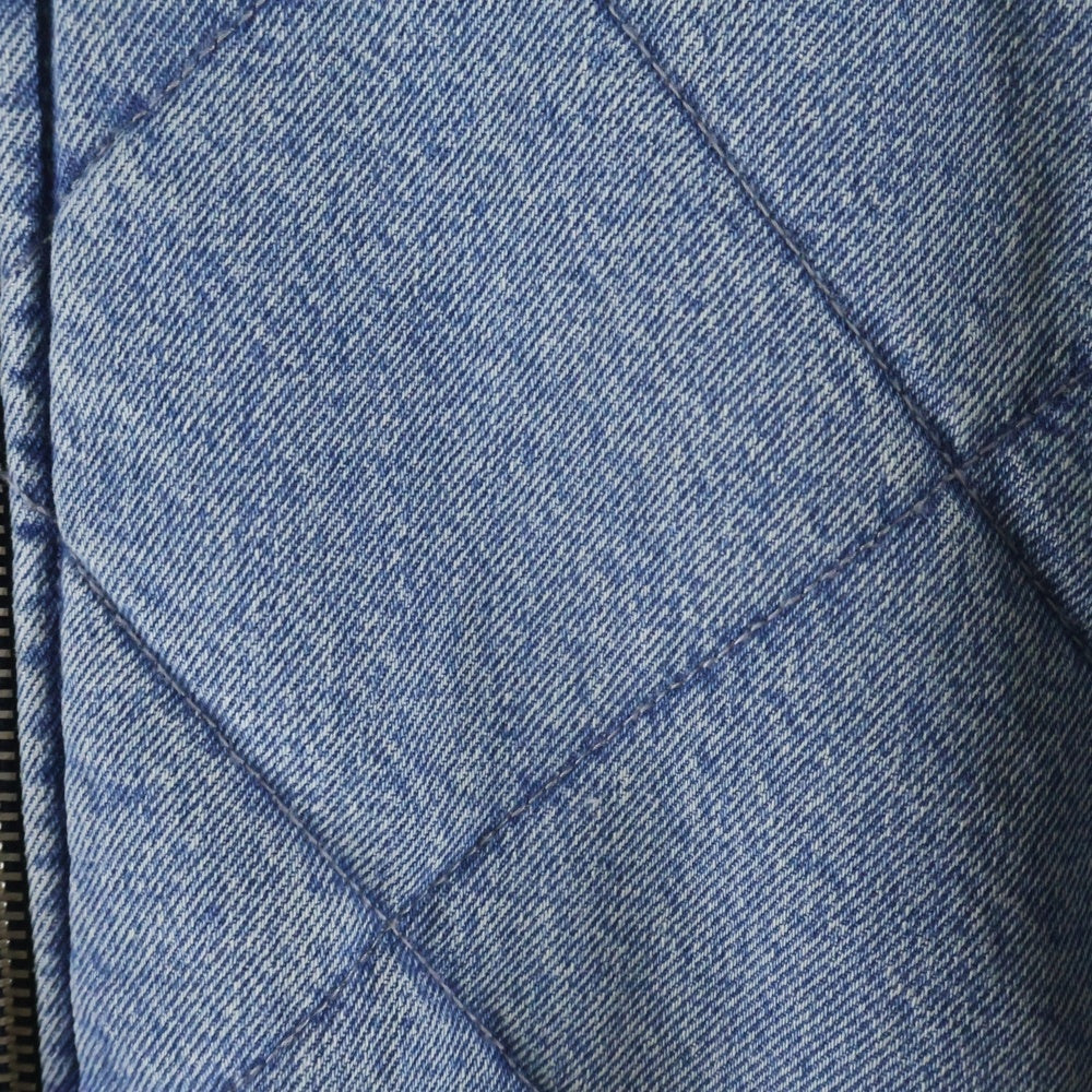 SUPREME(シュプリーム) 25AW Zip-Off Sleeve Quilted Bomber Jacket ジップオフ スリーブ キルテッド ボンバージャケット インディゴ