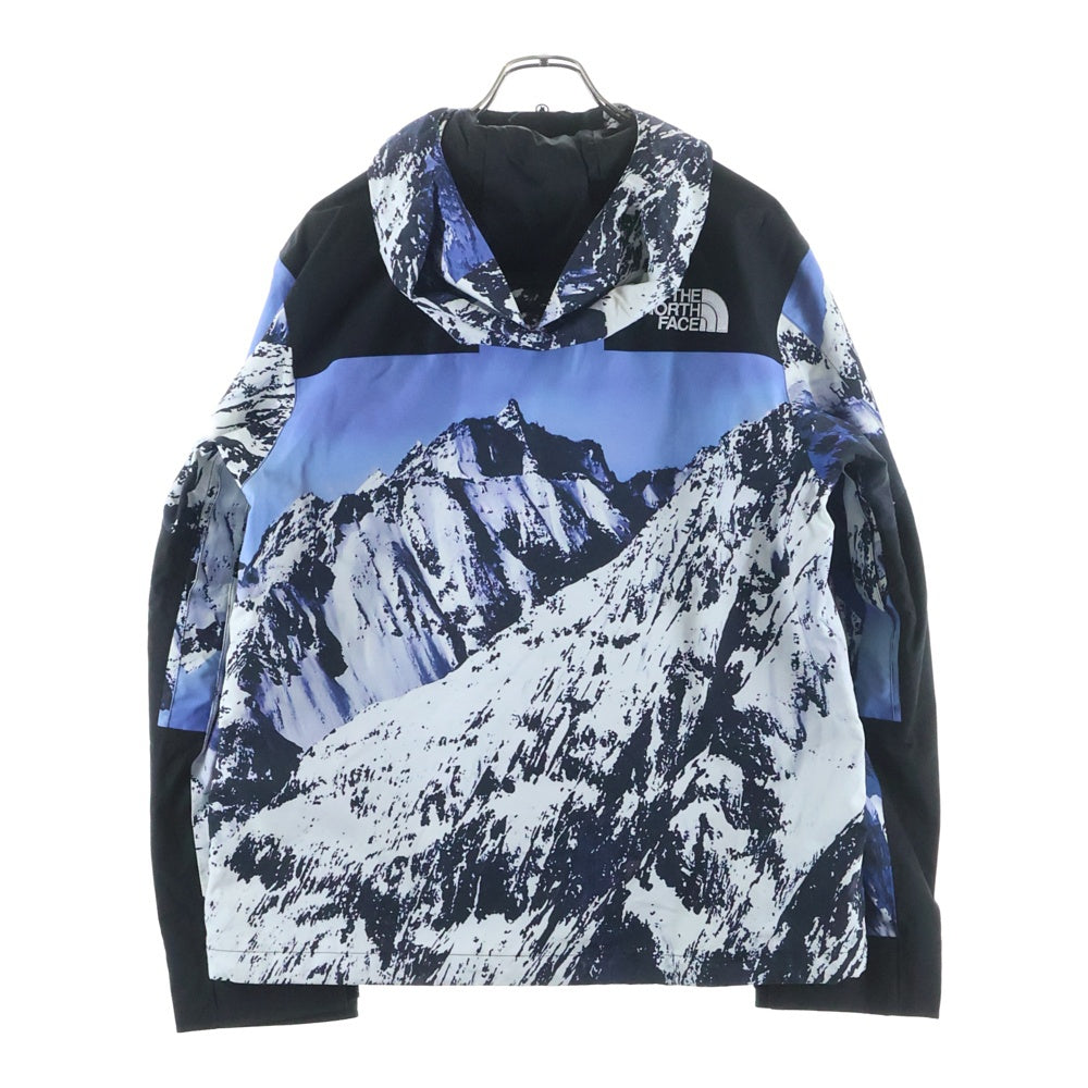 SUPREME(シュプリーム) 17AW ×THE NORTH FACE MOUNTAIN PARKA ザノースフェイス 雪山 マウンテンパーカー ナイロンジャケット ブルー/ブラック NP61701I