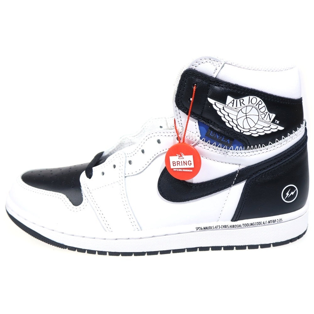 NIKE(ナイキ) ×Fragment Design ×UNION Air Jordan 1 II7282-100 ×フラグメントデザイン ×ユニオン エアジョーダン1 レトロ ハイカットスニーカー US10/28.0cm