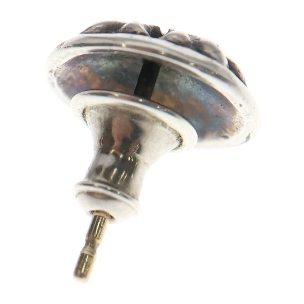 CHROME HEARTS(クロムハーツ) STUD CRSBLL 1DIA クロスボールスタッドピアス 1ダイヤ シルバー