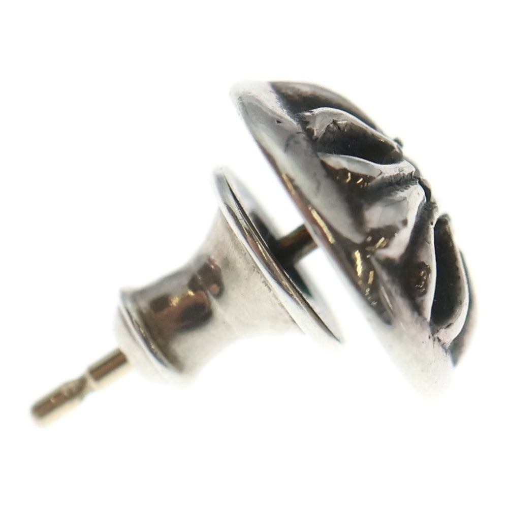 CHROME HEARTS(クロムハーツ) STUD CRSBLL 1DIA クロスボールスタッドピアス 1ダイヤ シルバー