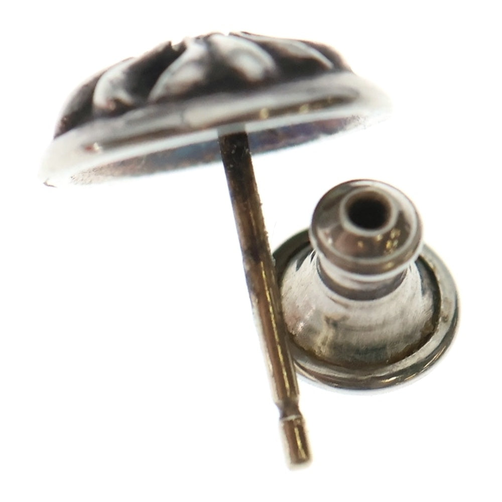 CHROME HEARTS(クロムハーツ) STUD CRSBLL 1DIA クロスボールスタッドピアス 1ダイヤ シルバー