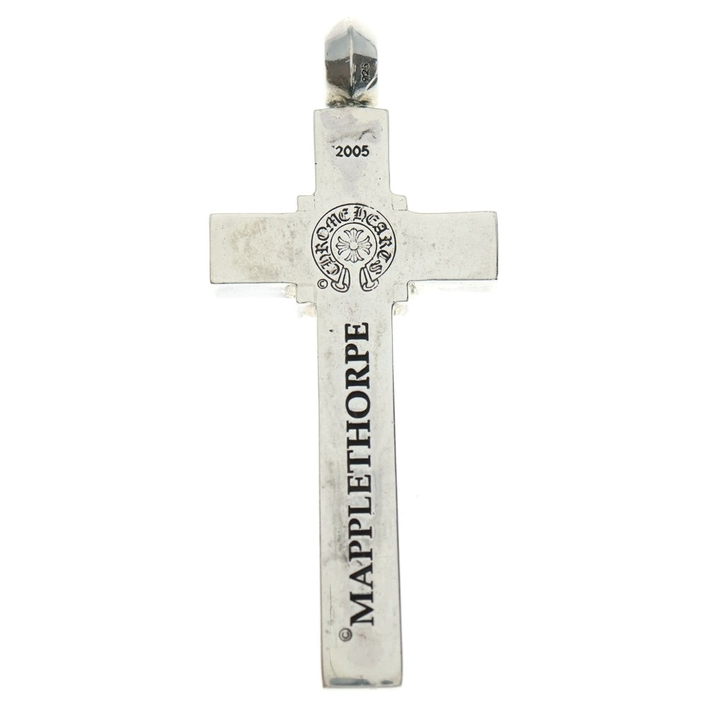 CHROME HEARTS(クロムハーツ) MAPPLE THORPE CRS LG メイプルソープ スモール クロスペンダントトップ シルバー BCA289