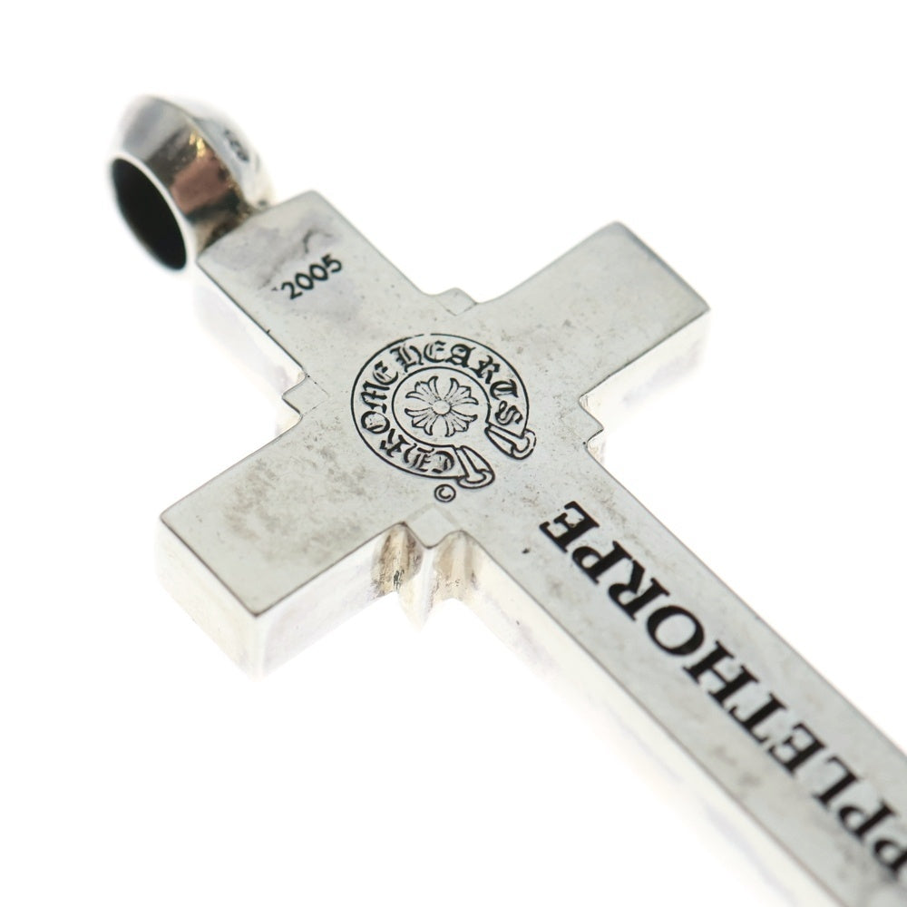 CHROME HEARTS(クロムハーツ) MAPPLE THORPE CRS LG メイプルソープ スモール クロスペンダントトップ シルバー BCA289
