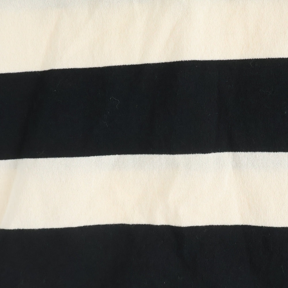 SCHOTT(ショット) WIDE BORDER POCKET T-SHIRT ワイドボーダー ポケット 半袖Tシャツ カットソー ブラック/ホワイト