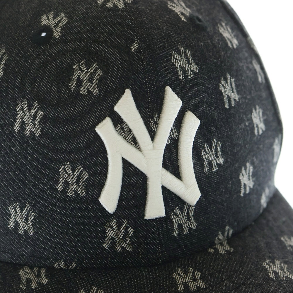 NEW ERA(ニューエラ) 59FIFTY MLB Jacquard 14388853 ニューヨークヤンキース キャップ 帽子 ブラック/クローム