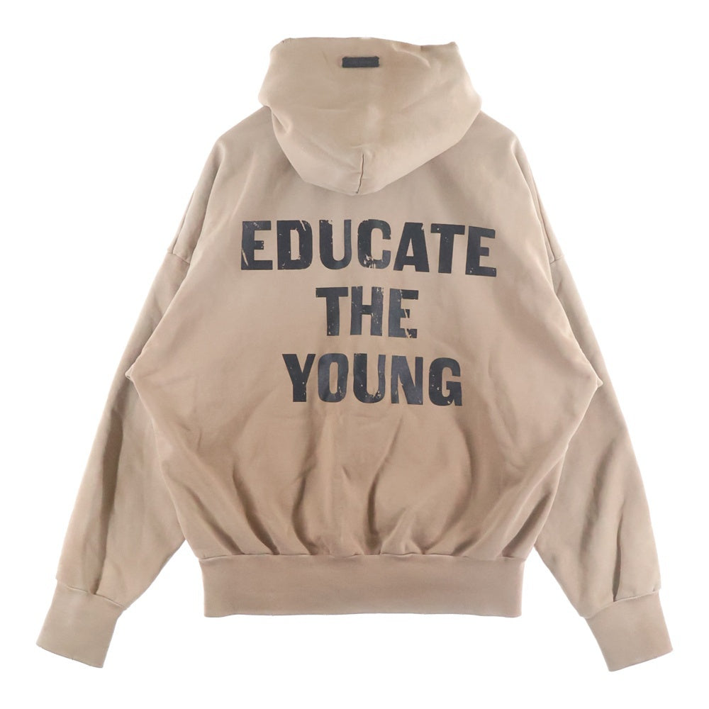 FEAR OF GOD(フィアオブゴッド) FU HOODIE プリント プルオーバーパーカー ブラウン