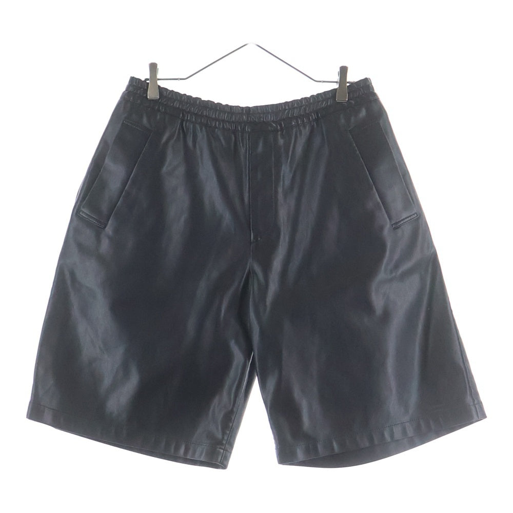 UNDERCOVER(アンダーカバー) 24SS PRE-COLLECTION UP1D4502 シンセティックレザー ショートパンツ ブラック
