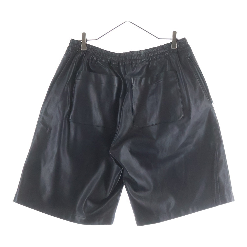 UNDERCOVER(アンダーカバー) 24SS PRE-COLLECTION UP1D4502 シンセティックレザー ショートパンツ ブラック