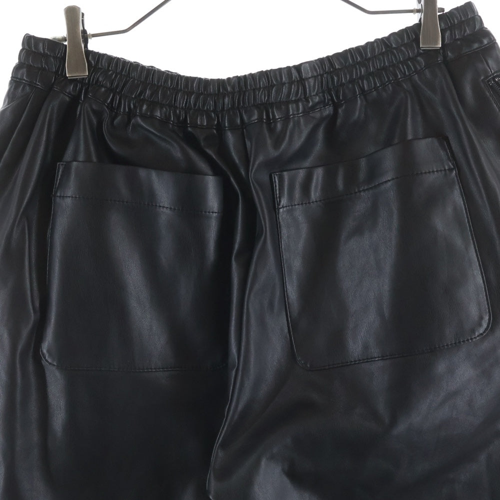 UNDERCOVER(アンダーカバー) 24SS PRE-COLLECTION UP1D4502 シンセティックレザー ショートパンツ ブラック