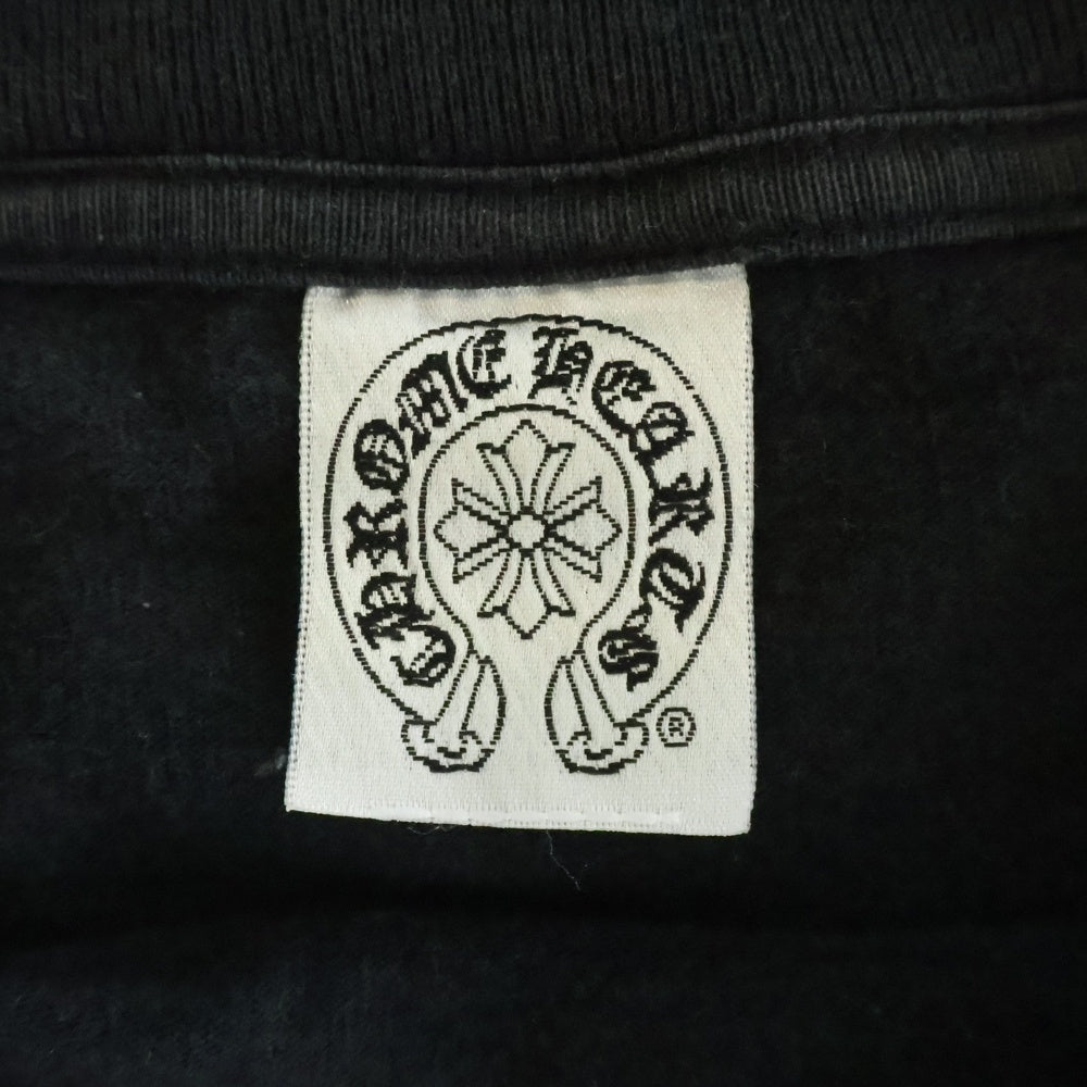 CHROME HEARTS(クロムハーツ) OLD NEW YORK Horseshoe L/S Tee オールド ニューヨーク限定 ホースシュープリント 長袖Tシャツ ロングスリーブカットソー ブラック