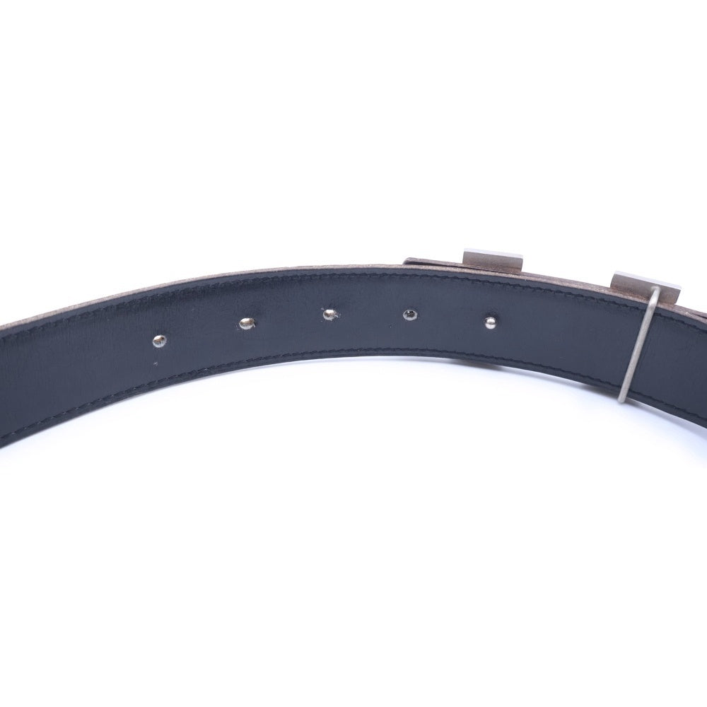 HERMES(エルメス) Hバックル コンスタンス □F刻印 シルバー 金具 リバーシブル ブラウン/ブラック