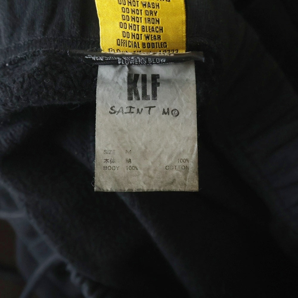 SAINT MICHAEL(セントマイケル) 25AW ×The KLF SWEAT PANTS スウェット パンツ ブラック