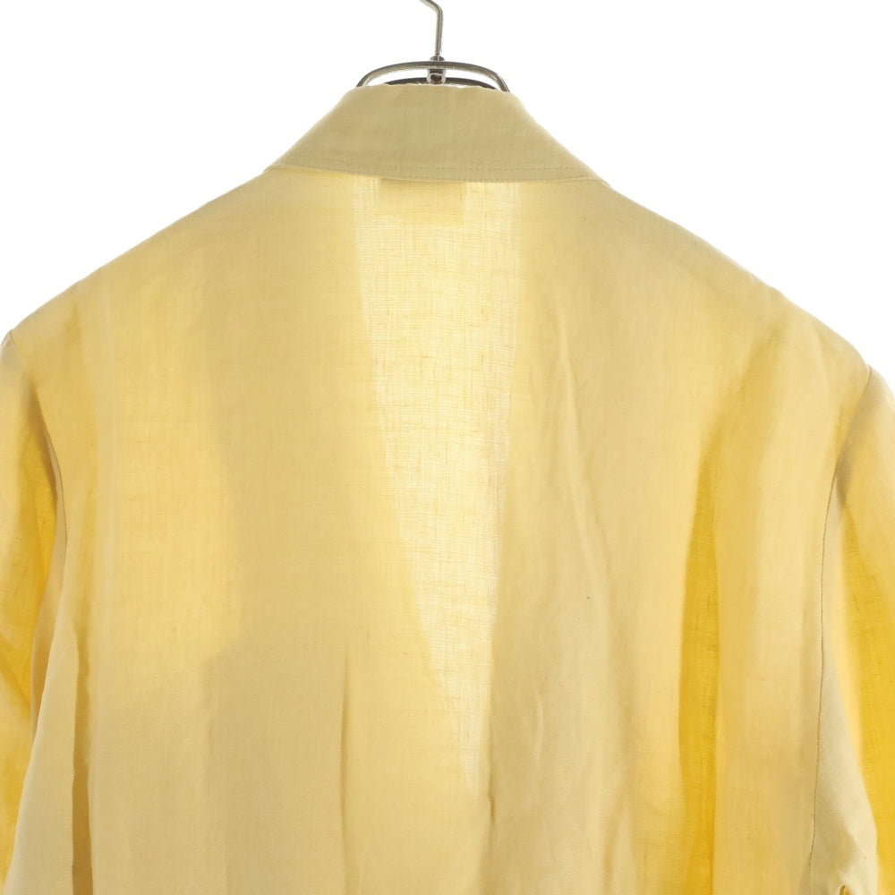 FENDI(フェンディ) テーラードジャケット リネンジャケット イエロー レディース