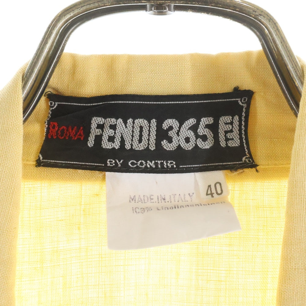 FENDI(フェンディ) テーラードジャケット リネンジャケット イエロー レディース