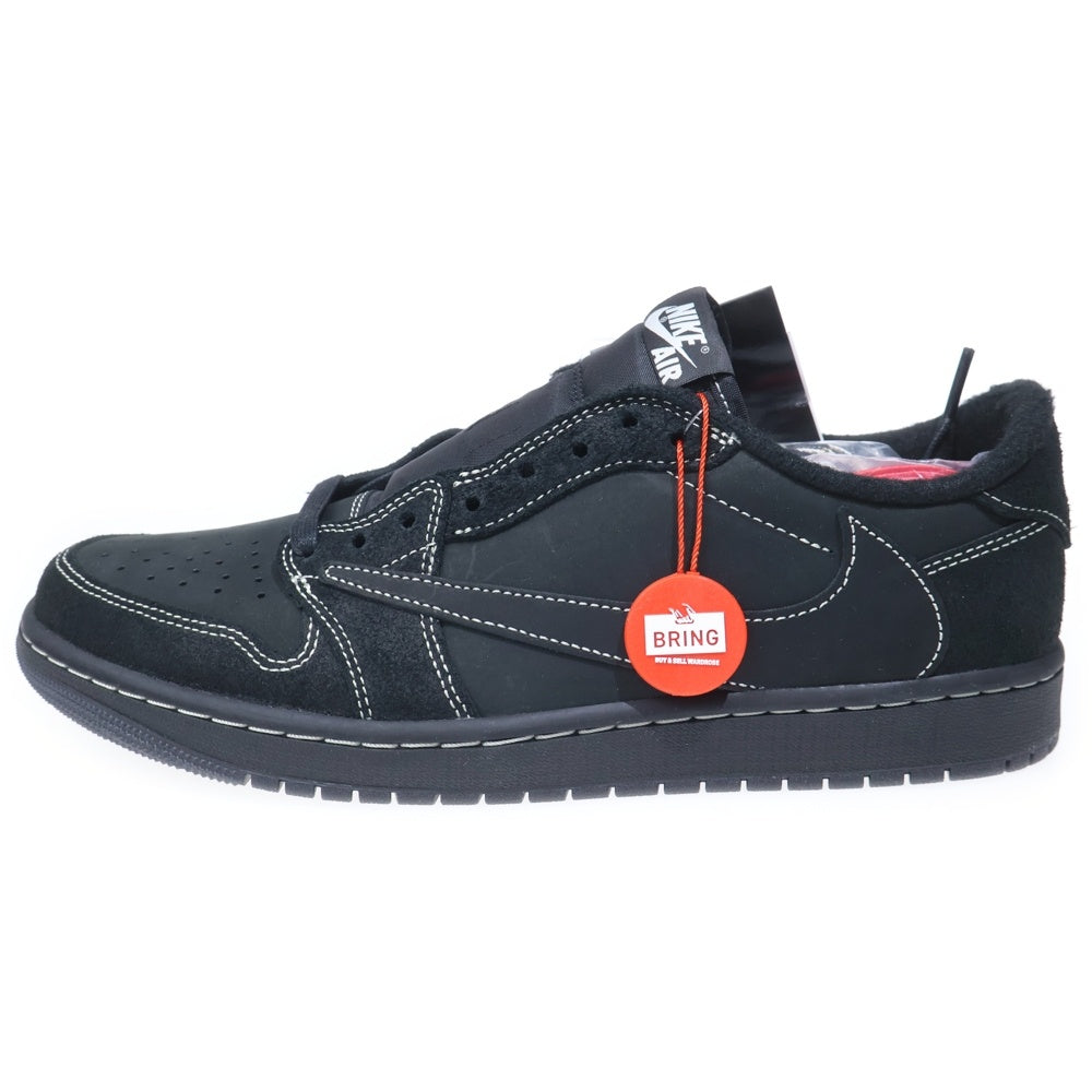 NIKE(ナイキ) ×Travis Scott Air Jordan 1 Low OG SP Black Phantom DM7866-001 ×トラヴィススコット エアジョーダン1 ロー OG SP ローカットスニーカー