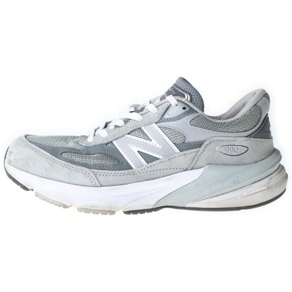 New Balance(ニューバランス) 990V6 メッシュ ローカットスニーカー グレー US9.5/27.5cm M990GL6