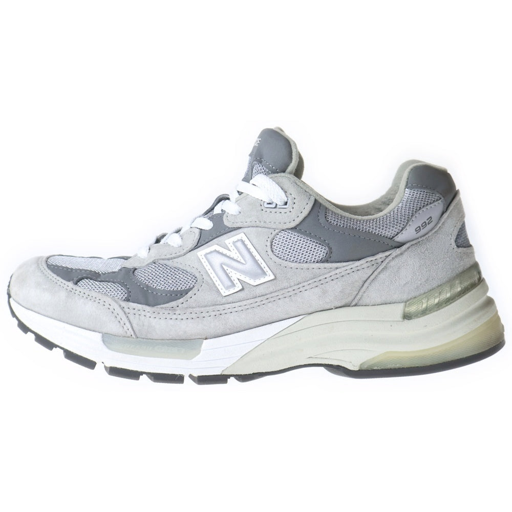 New Balance(ニューバランス) M992GR スウェードレザー ローカットスニーカー グレー US9.5/27.5cm