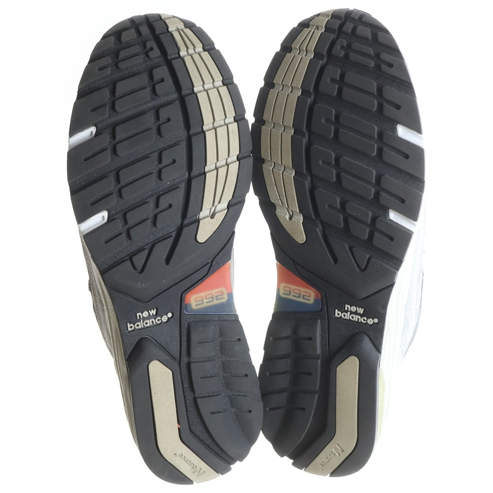 New Balance(ニューバランス) M992GR スウェードレザー ローカットスニーカー グレー US9.5/27.5cm