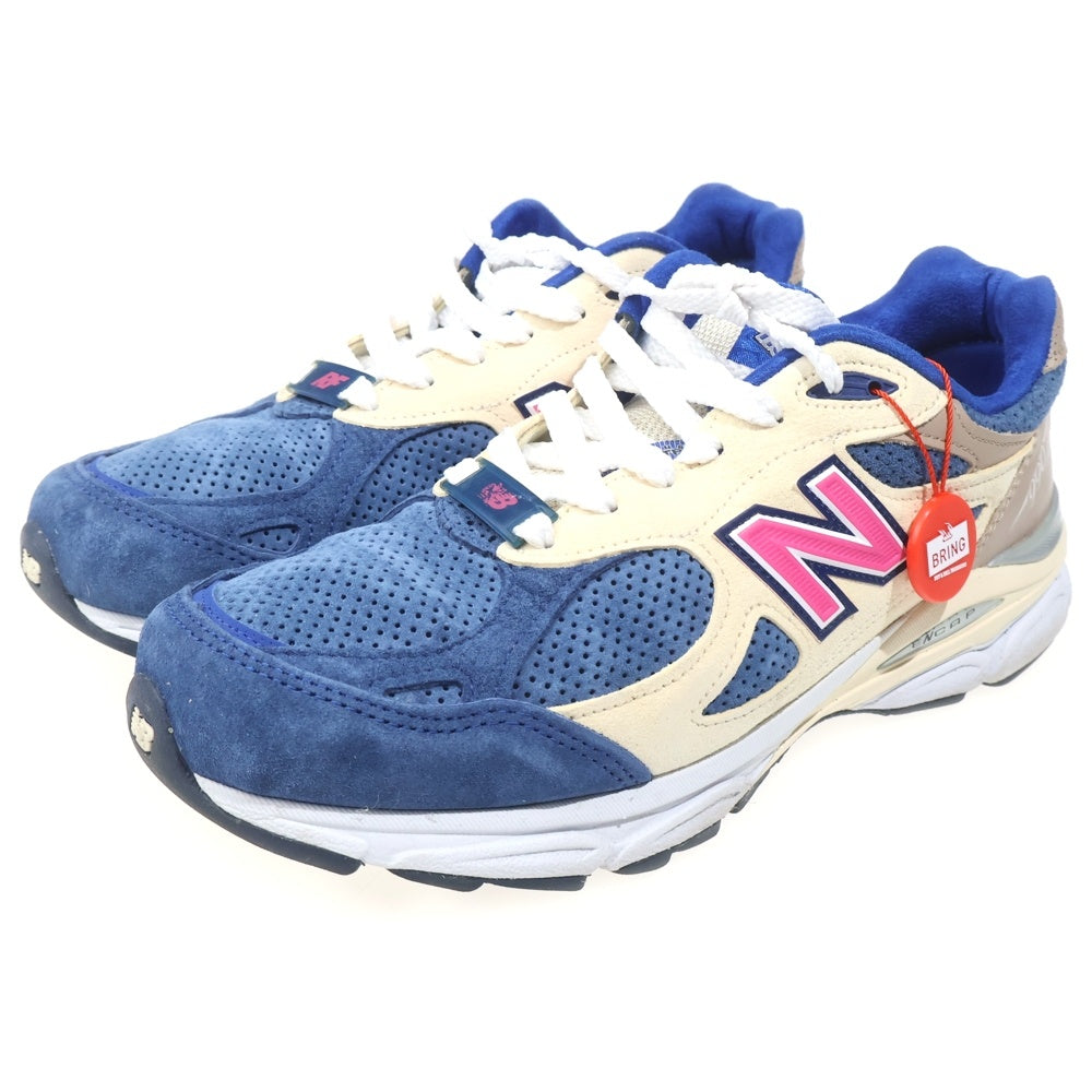New Balance(ニューバランス) ×KITH M990KH3 DAYTONA キス 990V3 デイトナ ローカットスニーカーシューズ ベージュ/ブルー US9.5/27.5cm