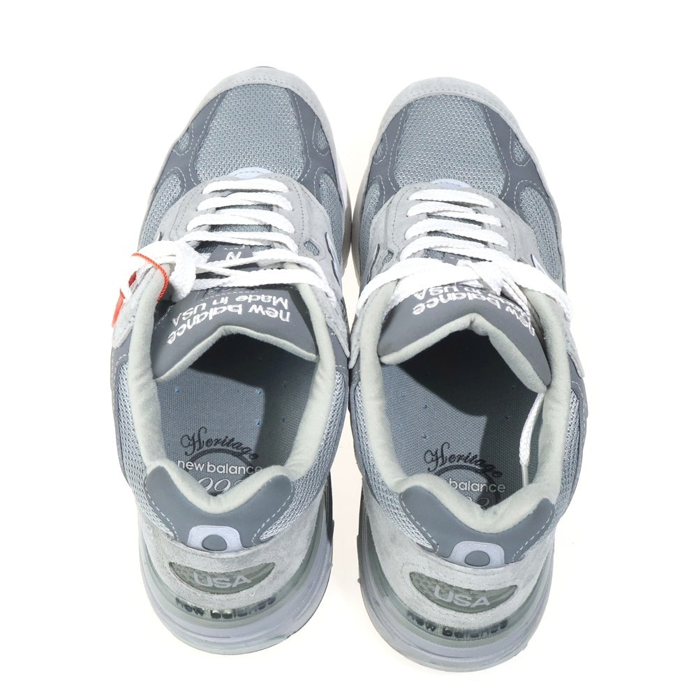 New Balance(ニューバランス) M993GL スウェードレザー ローカットスニーカー グレー US9.5/27.5cm