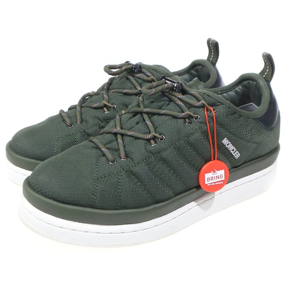 MONCLER(モンクレール) × adidas Campus Olive Night/Solar Yellow IE5190 × アディダス キャンパス ローカットスニーカーオリーブナイト/ソーラーイエロー US7/25.0cm