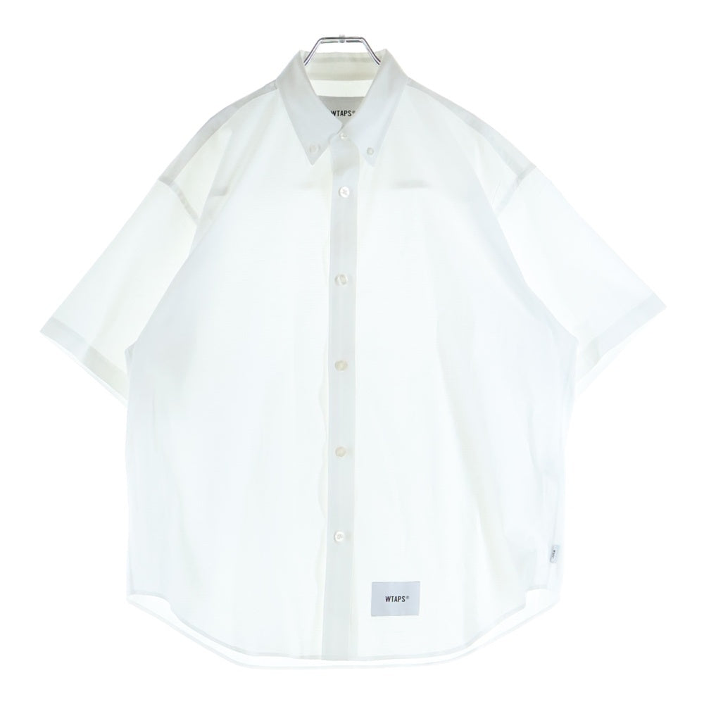 WTAPS(ダブルタップス) 25SS RIPSTOP COOLMAX 251TQDT-SHM06 リップストップ クールマックス 半袖シャツ ホワイト