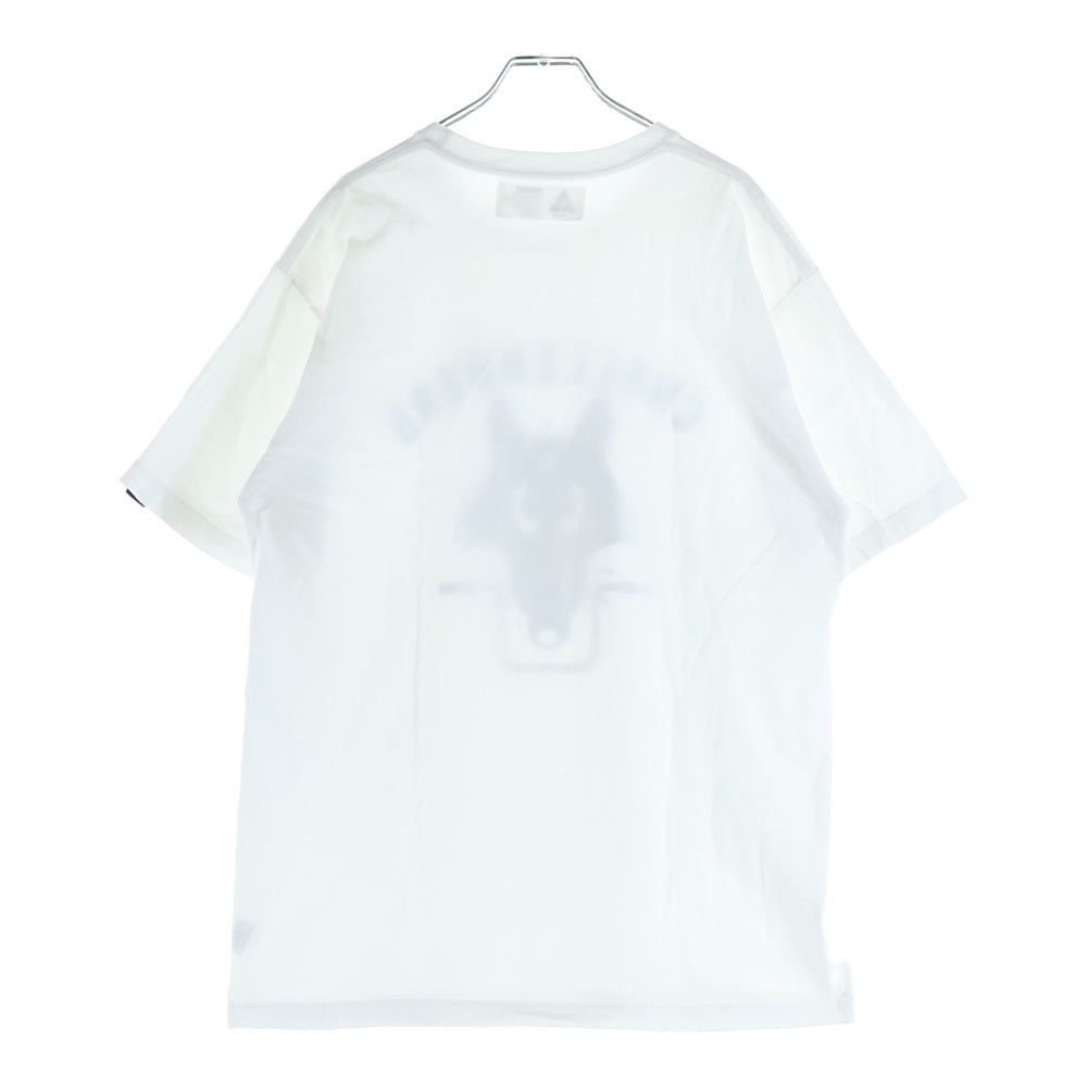 CHALLENGER(チャレンジャー) WOLF MC TEE ウルフプリント クルーネック半袖Tシャツ カットソー ホワイト