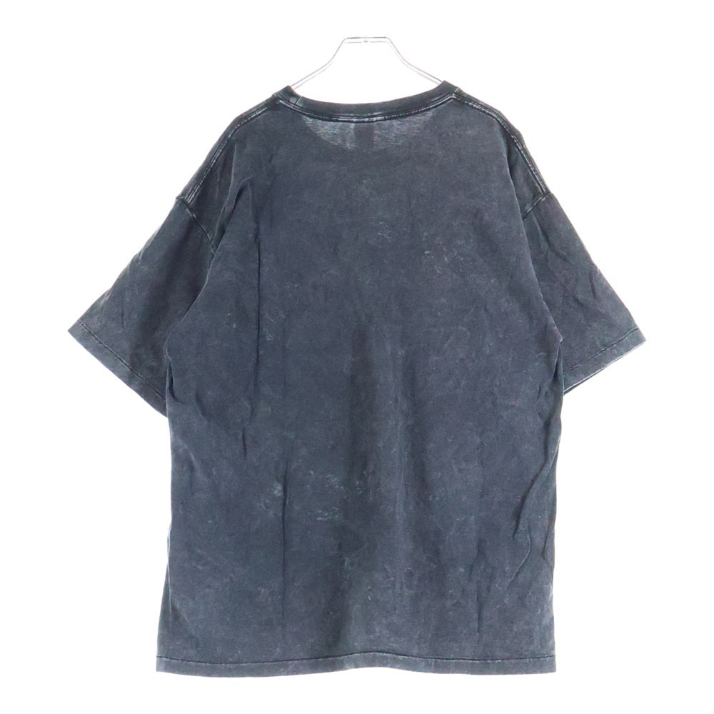 CHALLENGER(チャレンジャー) PIGMENT LOGO TEE ピグメント ロゴ刺繍 クルーネック半袖Tシャツ カットソー グレー