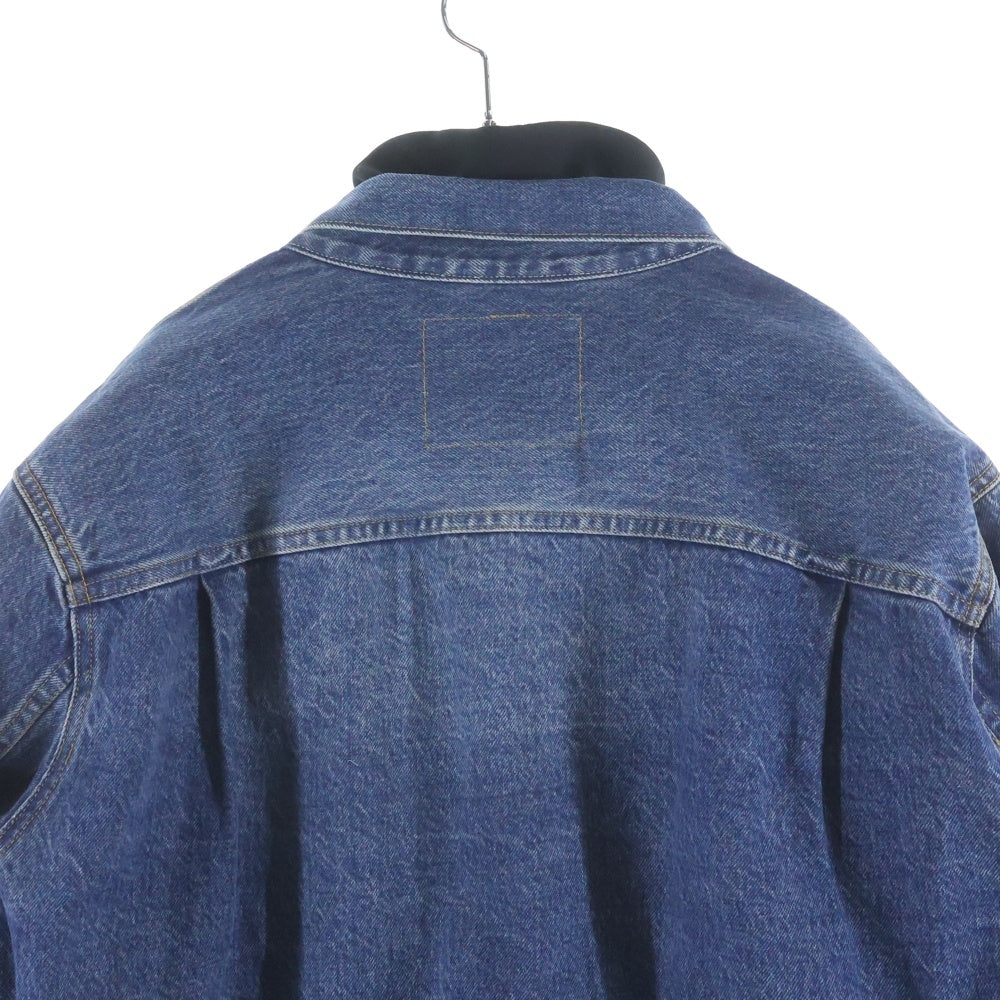 Sacai(サカイ) 25SS×LEVI'S Men's Denim x Matelasse Twill Reversible Blouson リーバイス マトラッセツイル リバーシブル デニムジャケット インディゴ 25-03706M