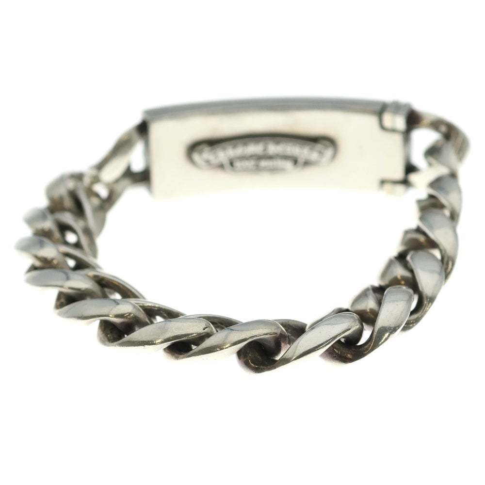 CHROME HEARTS(クロムハーツ) ID FLORAL CRS フローラルクロスIDクラシックリンク ブレスレット 13LINK シルバー BCA164