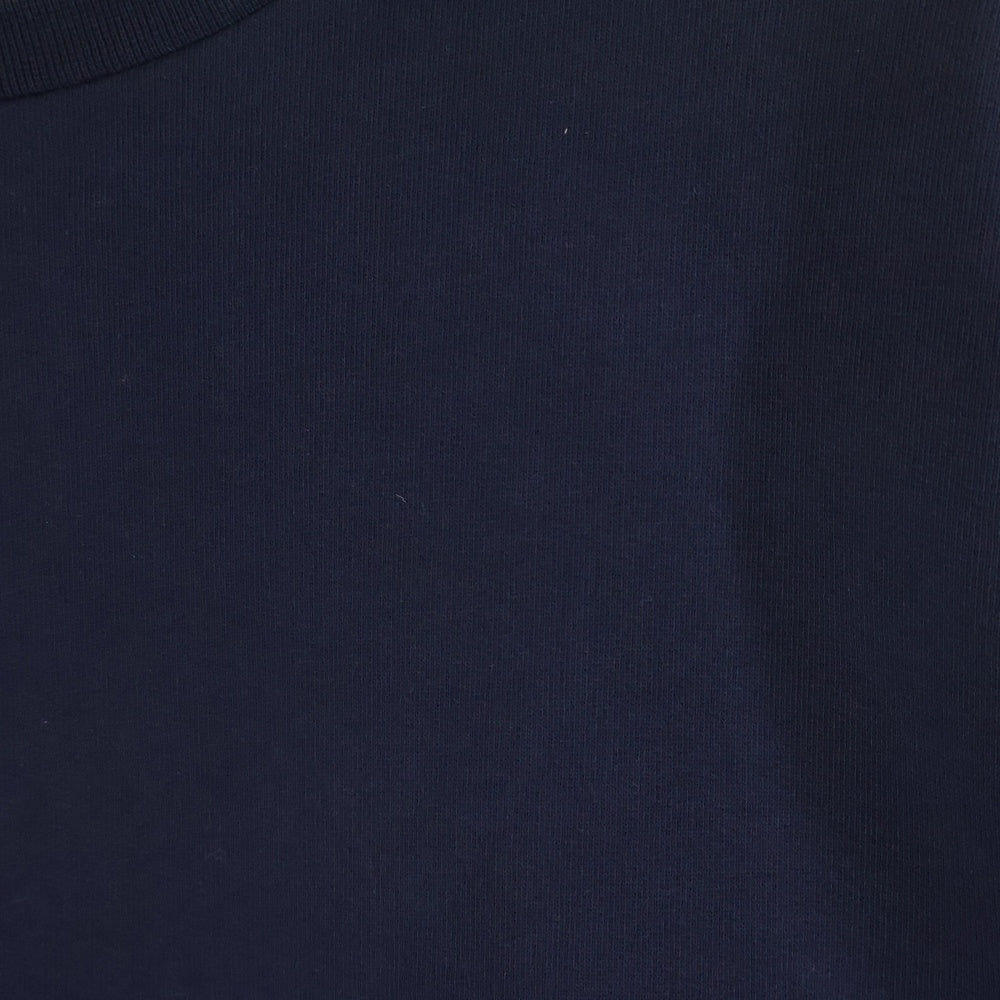 Maison Margiela(メゾンマルジェラ) 20AW Sweatshirt エルボーレザーパッチ クルーネックスウェットトレーナー ネイビー S50GU0142