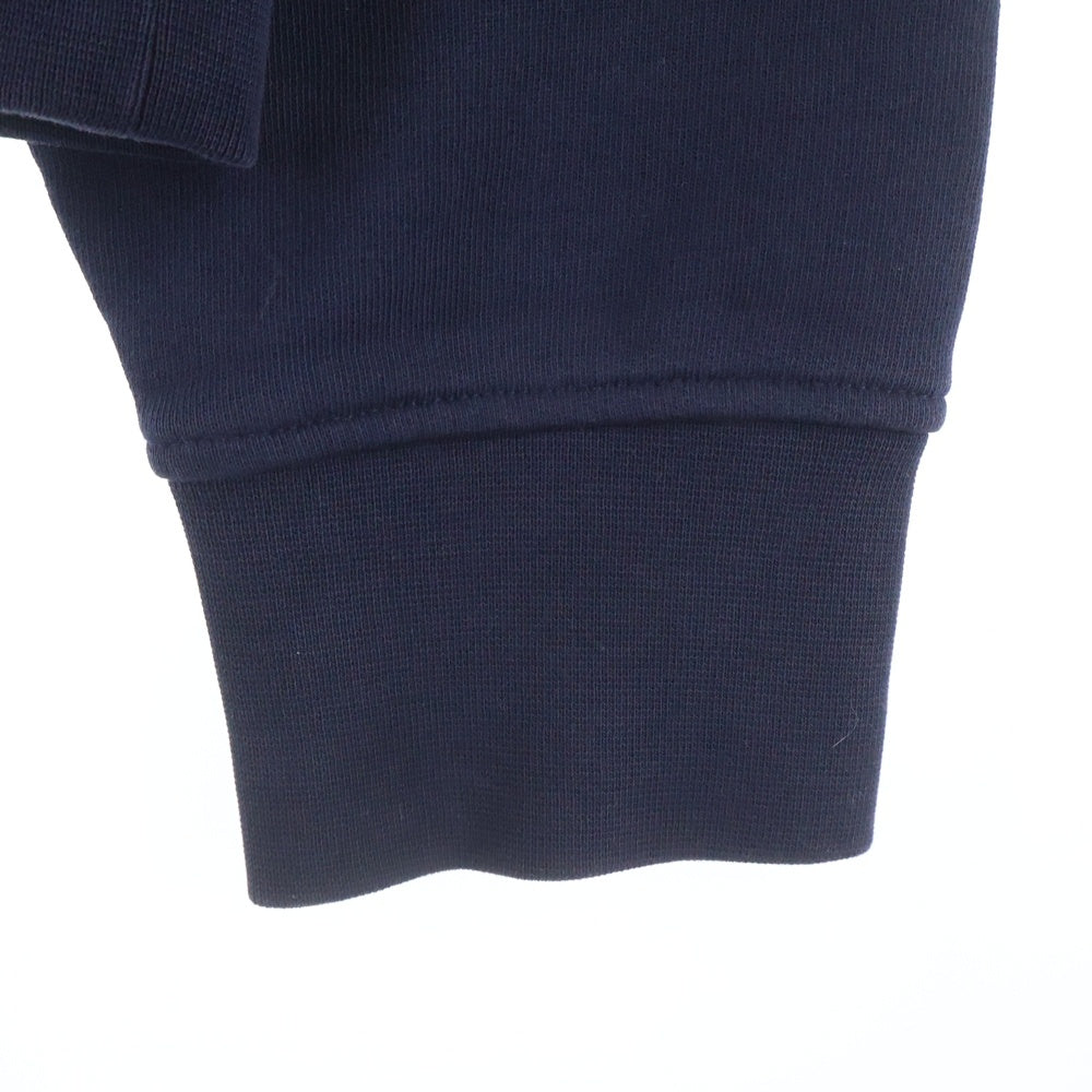 Maison Margiela(メゾンマルジェラ) 20AW Sweatshirt エルボーレザーパッチ クルーネックスウェットトレーナー ネイビー S50GU0142