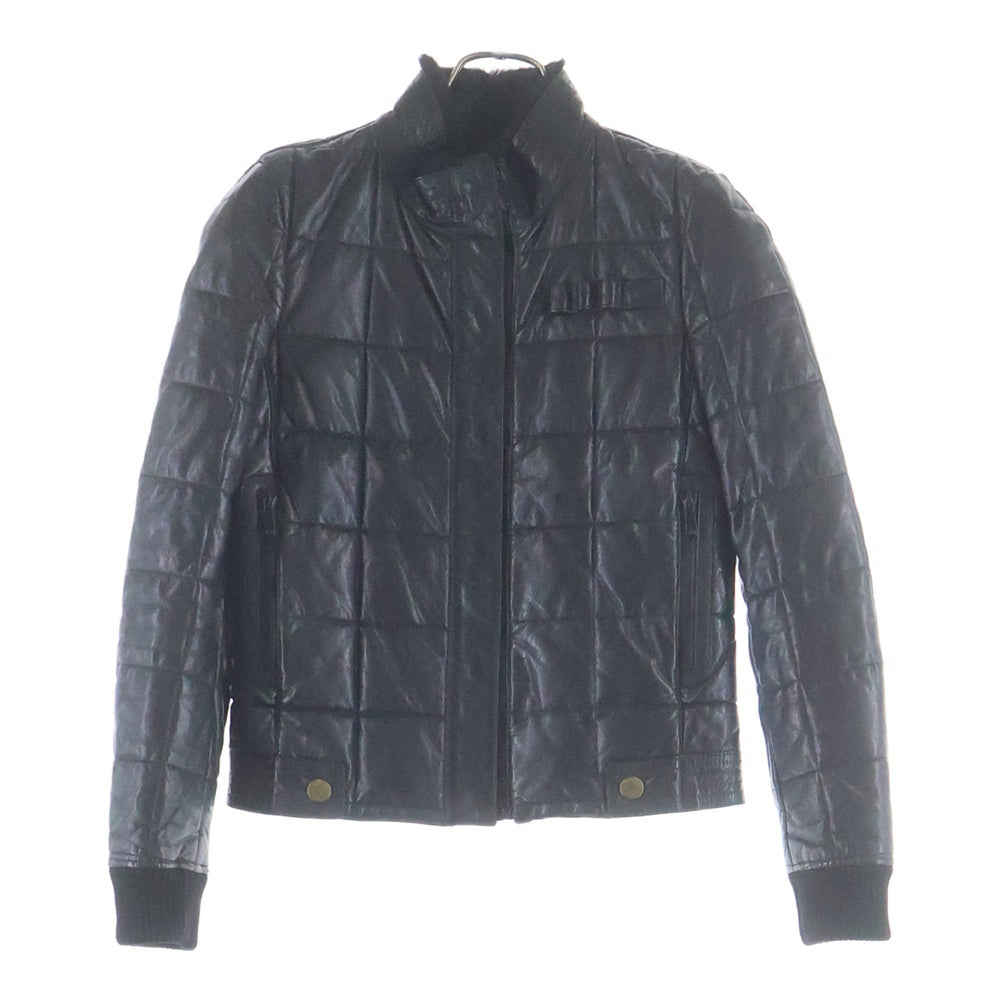 GUCCI(グッチ) 90S Leather Jacket キルティング レザージャケット ブラック