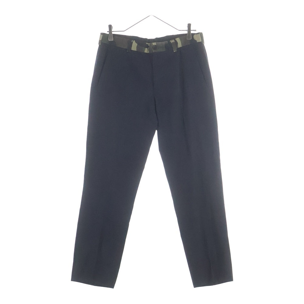 DIOR(ディオール) Wool Pants カモフラージュ 迷彩切替 ウールパンツ スラックス ブラック 663C145Z3576