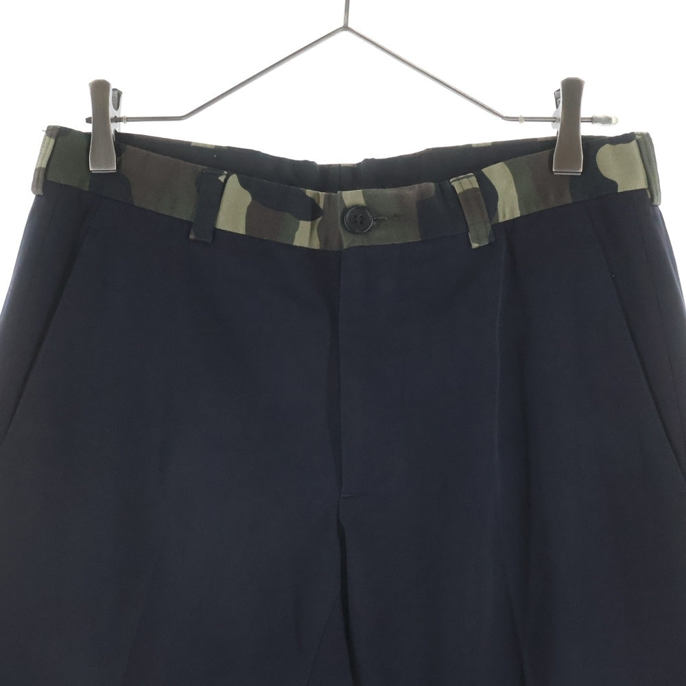 DIOR(ディオール) Wool Pants カモフラージュ 迷彩切替 ウールパンツ スラックス ブラック 663C145Z3576