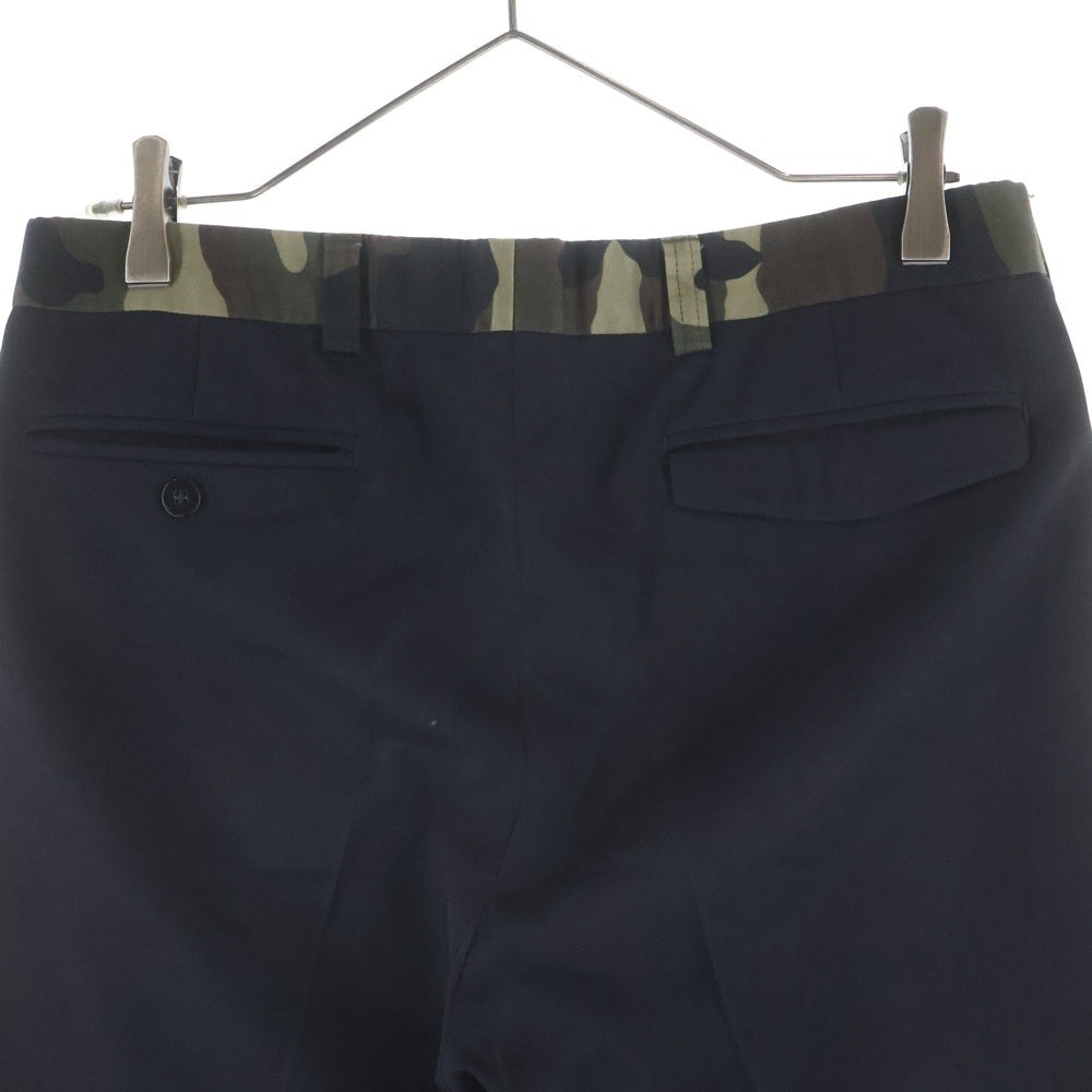 DIOR(ディオール) Wool Pants カモフラージュ 迷彩切替 ウールパンツ スラックス ブラック 663C145Z3576