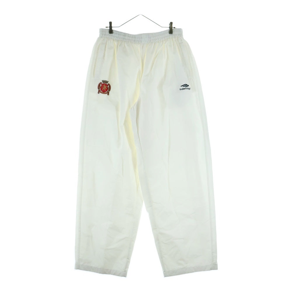 BALENCIAGA(バレンシアガ) 24SS Paris Soccer Nylon Track Pants パリ サッカーロゴ ナイロントラックパンツ ホワイト 780874 TPQ38