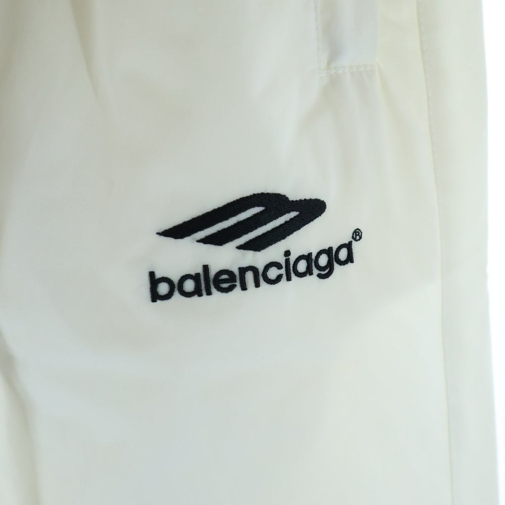 BALENCIAGA(バレンシアガ) 24SS Paris Soccer Nylon Track Pants パリ サッカーロゴ ナイロントラックパンツ ホワイト 780874 TPQ38