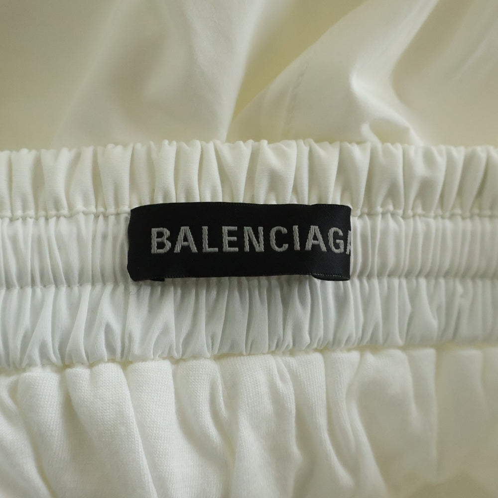 BALENCIAGA(バレンシアガ) 24SS Paris Soccer Nylon Track Pants パリ サッカーロゴ ナイロントラックパンツ ホワイト 780874 TPQ38