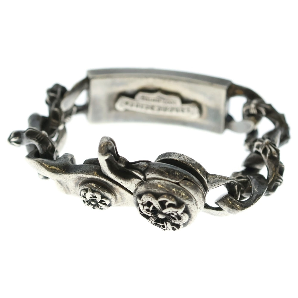 CHROME HEARTS(クロムハーツ) FNCY CHN LNK ID DAGGER CELTIC ケルティックボール ファンシーリンク ダガークリップブレスレット シルバー