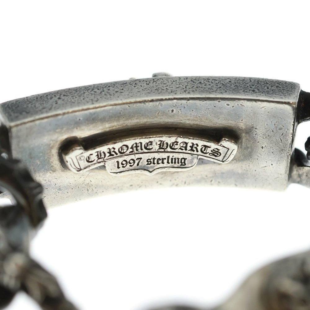 CHROME HEARTS(クロムハーツ) FNCY CHN LNK ID DAGGER CELTIC ケルティックボール ファンシーリンク ダガークリップブレスレット シルバー