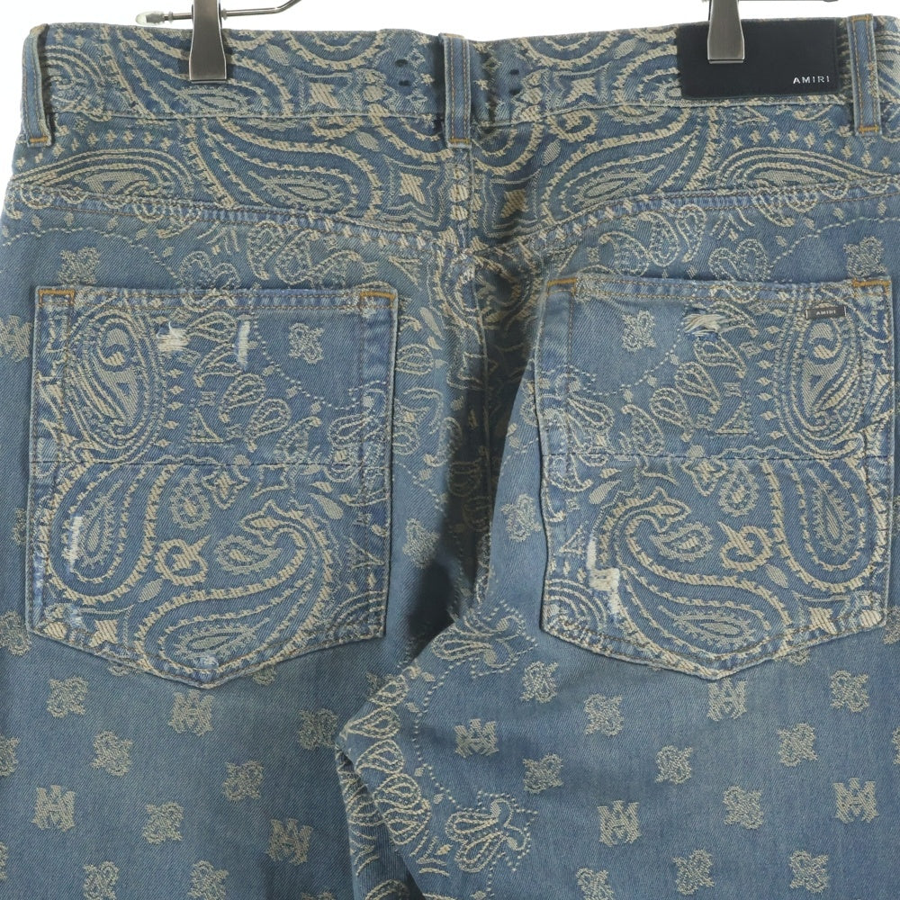 AMIRI(アミリ) Bandana Jacquard Denim Pants バンダナ ジャガードデニムパンツ ジーンズ