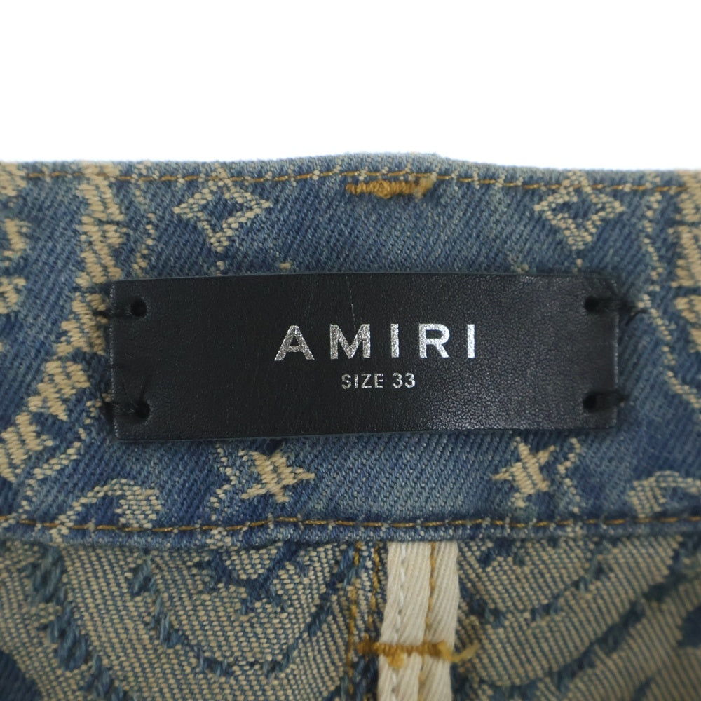 AMIRI(アミリ) Bandana Jacquard Denim Pants バンダナ ジャガードデニムパンツ ジーンズ