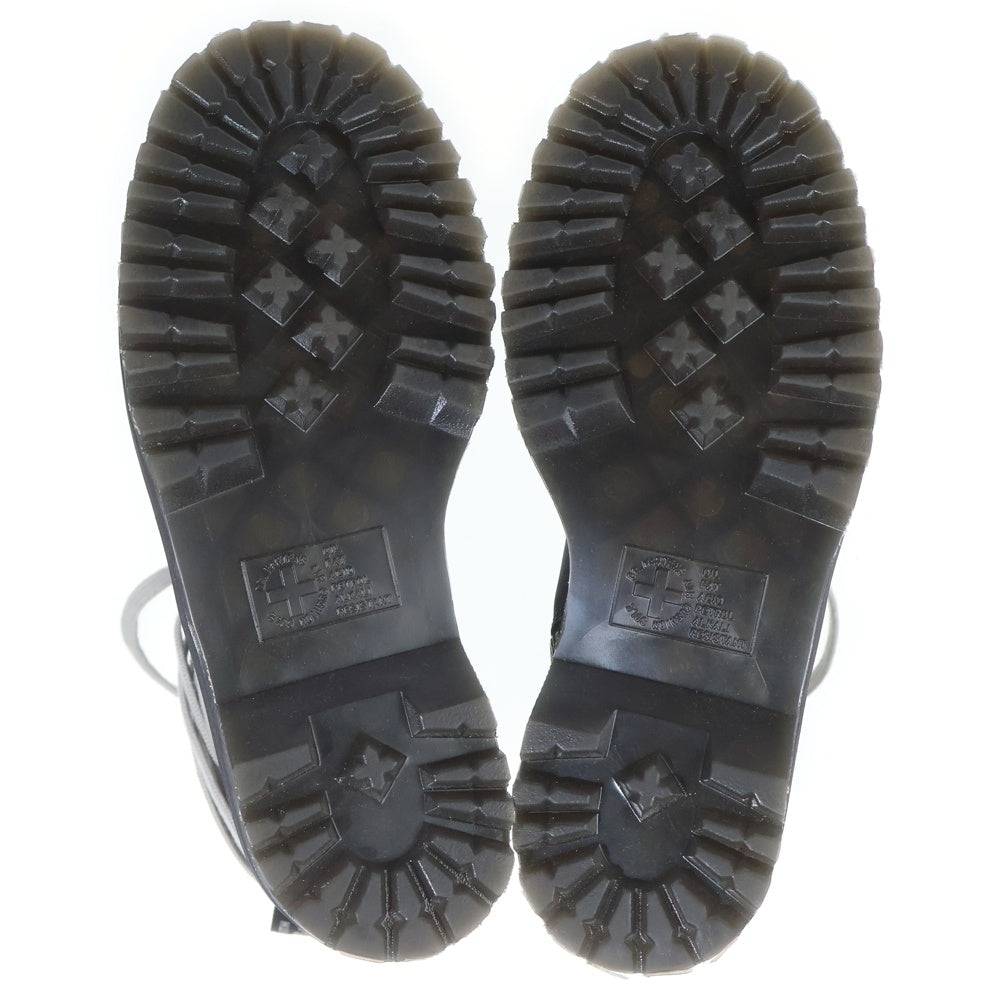 Rick Owens(リックオウエンス) ×Dr.Martens STEEL TOE QUAD RO ドクターマーチン レザーレースアップ ハイカットブーツ ブラック 41819001