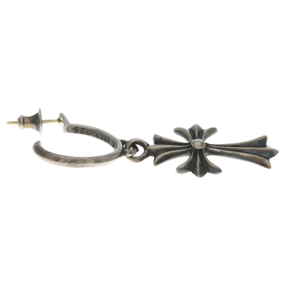 CHROME HEARTS(クロムハーツ) TINY CH CROSS タイニーCHクロス フープピアス シルバー BCA115