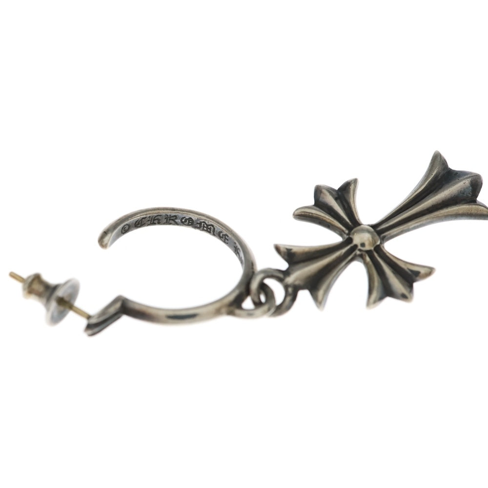 CHROME HEARTS(クロムハーツ) TINY CH CROSS タイニーCHクロス フープピアス シルバー BCA115