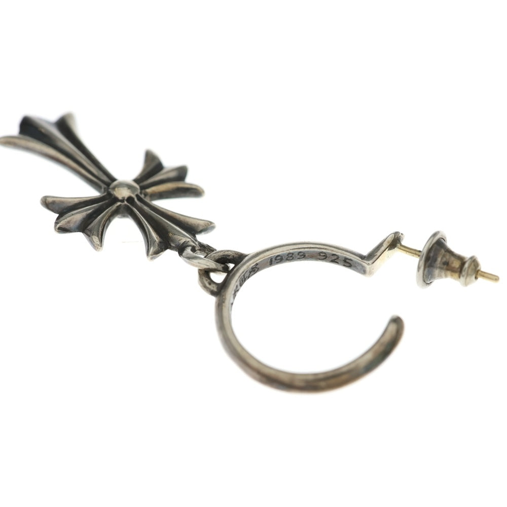 CHROME HEARTS(クロムハーツ) TINY CH CROSS タイニーCHクロス フープピアス シルバー BCA115
