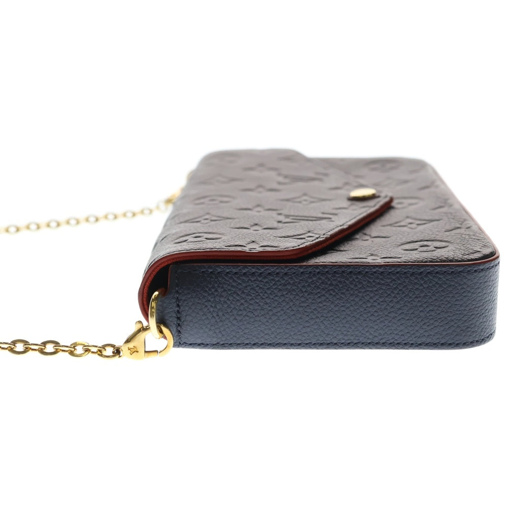 LOUIS VUITTON(ルイヴィトン) モノグラムアンプラント ポシェット フェリーチェ チェーンショルダーバッグ ネイビー レディース M64099