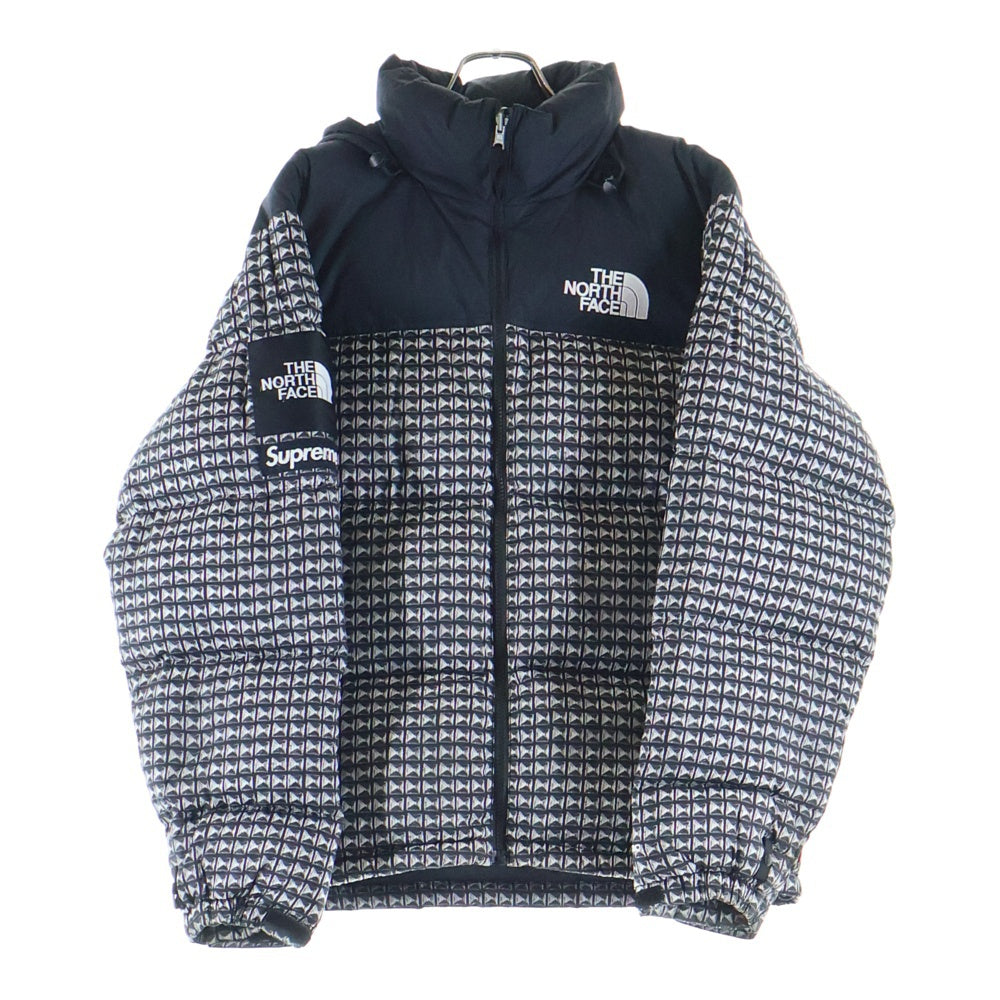 SUPREME(シュプリーム) ×21SS THE NORTH FACE STUDDED NUPTSE ノースフェイス スタッズヌプシ ダウンジャケット ブラック ND421001
